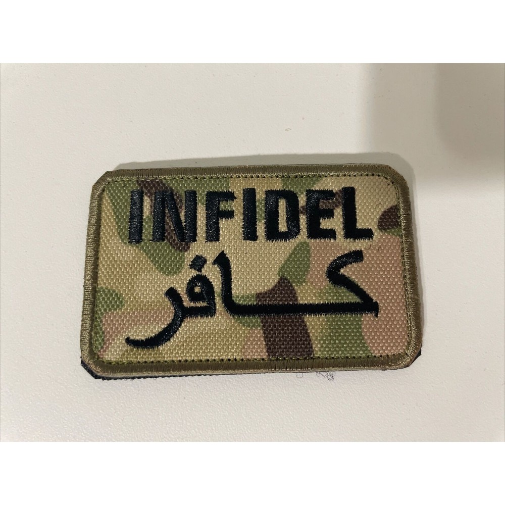 INFIDEL TACTICAL PATCH U.S. ARMY USA BADGES MILITARIA HOOK & LOOP PATCHES